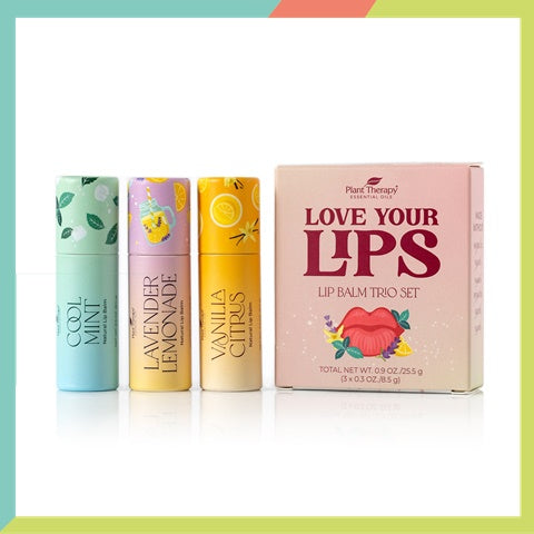 Plant Therapy Love Your Lips Lip Balm Trio Set