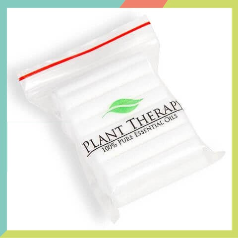 Refill Wicks for Aromatherapy Inhalers - 24 Wicks (1 pack)