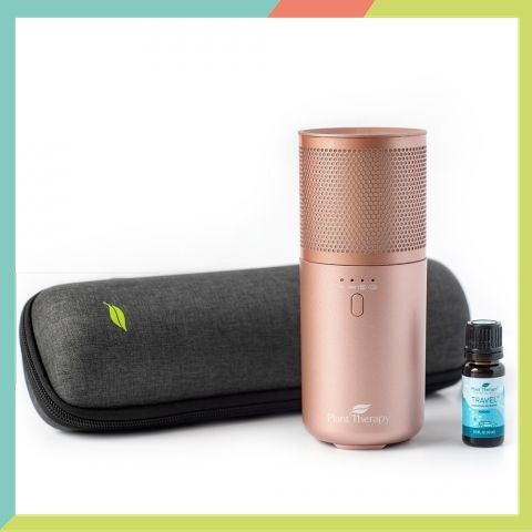Rose Gold Portable Diffuser with Travel Pack
