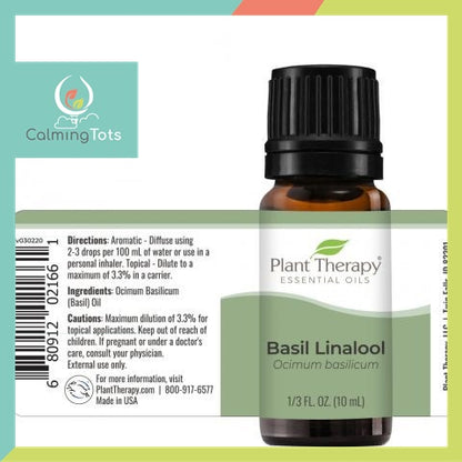 Plant Therapy Basil Linalool Essential Oil