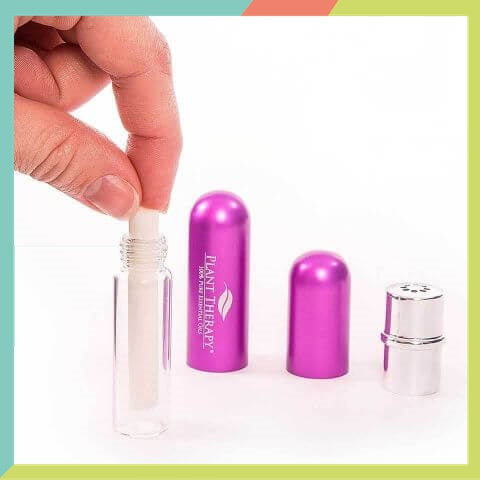 Plant Therapy Aluminum Aromatherapy Inhalers 3 Pack - Multi Color